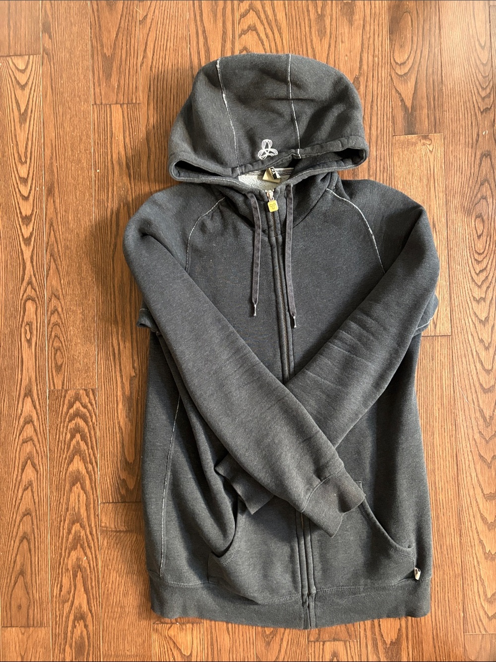TNA Women's Charcoal Gray Zip-Up Hoodie